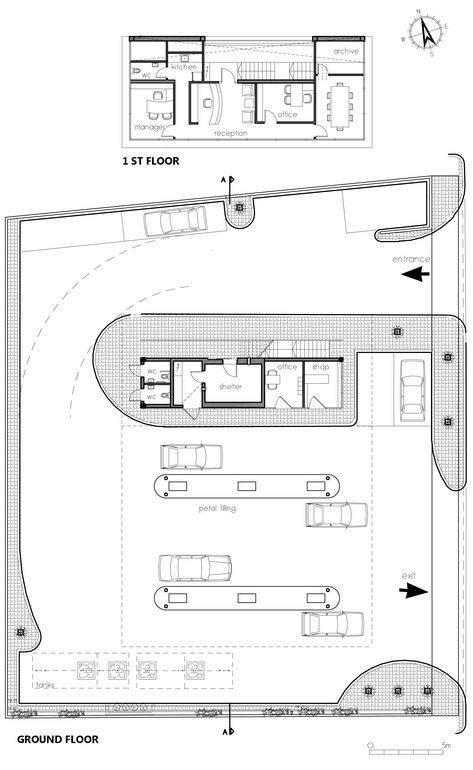 Petrol Pump Design, Parking Plan, Architecture Symbols, Bubble Diagram, Commercial Design Exterior, Petrol Pump, Car Station, Station Service, Architectural Floor Plans