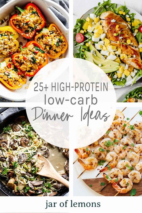 Easy To Make High Protein Meals, High Protein Yummy Meals, Insulin Resistance Dinner Recipes, High Protein Low Carb Dinner, Devotion Protein, Low Carb Dinner Ideas, 1000 Calorie, Recetas Puertorriqueñas, Healthy Low Carb Dinners