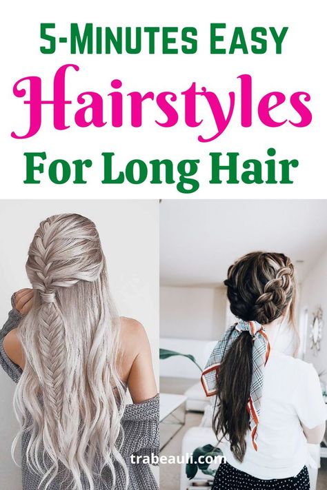 easy hairstyles for long hair Long Hair Ideas Hairstyles Easy, Cute Mom Hairstyles Long, How To Fix Long Hair Hairstyles, Easy Hairstyles For Work Long Hair, Ways To Fix Long Hair, Very Long Hairstyles For Women, Hairstyles For Very Long Hair Rapunzel, Mom Long Hairstyles, Long Hairstyles Easy Step By Step