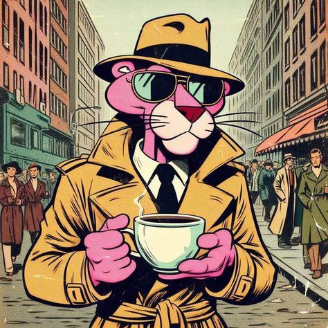 Cartoon Network Classics, Dark Disney Art, Pink Panther Cartoon, The Pink Panther, Panther Art, Swag Cartoon, 80s Cartoons, Pink Panther, Cool Wallpapers Cartoon