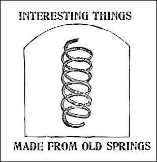 Old Bed Springs, Metalworking Projects, Bed Spring Crafts, Trampoline Springs, Scrap Recycling, Repurposed Art, Blacksmith Projects, Spring Projects, Bed Springs