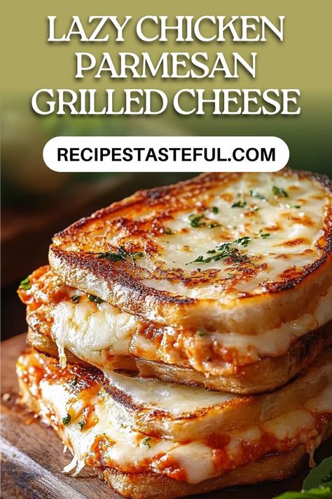 This easy twist on Chicken Parmesan uses frozen chicken patties and Italian bread for a deliciously cheesy, crispy sandwich that’s ready in just 35 minutes. Chicken Patty Parmesan Recipe, Lazy Chicken Parmesan, Parmesan Grilled Cheese, Chicken Parmesan Sandwich Recipe, Chicken Patty Recipes, Chicken Parmesan Sandwich, Chicken Patty, Breaded Chicken Recipes, Classic Grilled Cheese