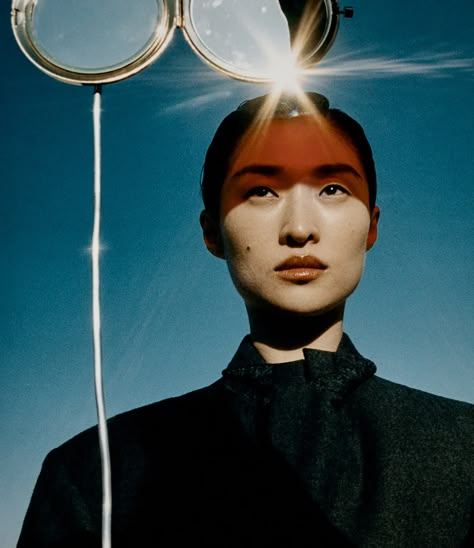 ''New Horizons'' by Jack Davison for Vogue Global February 2024 Creative Studio Photography, Jill Kortleve, Rachel Thomas, Jack Davison, Art Fair Booth, Fashion Art Direction, Photo Study, A Level Photography, Abstract Portraits