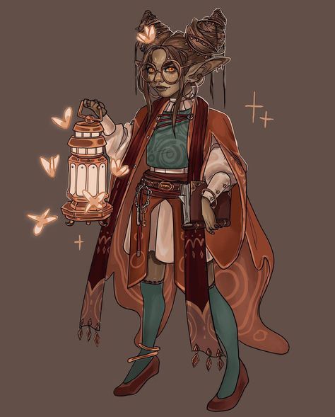 Holly🌱💀 on Instagram: “Mezu the genie warlock! Head of research and proxy for the Halcyon Flame she’s a force to be reckoned with! (enjoy the design doodle!)🍊🎍🕯…” Genie Warlock, Warlock Dnd, Pathfinder Character, D D Character Ideas, Fantasy Races, Dungeons And Dragons Characters, Dnd Art, A Force, Arte Fantasy