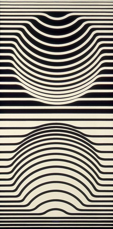 imgur: the simple image sharer Illusion Kunst, Opt Art, Art Optical, Victor Vasarely, Optical Art, Optical Illusions Art, Grafic Design, Black And White Pattern, Illusion Art