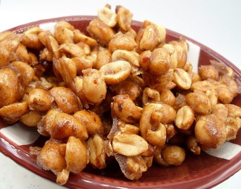 Happier Than A Pig In Mud: Toffee Coated Peanuts -Small Batch or Large Toffee Peanuts Recipe, Butter Toffee Peanuts Recipe, Coated Peanuts Recipe, Munchie Snacks, Glazed Nuts, Coated Peanuts, Football Appetizers, Instant Pot Slow Cooker, Pig In Mud