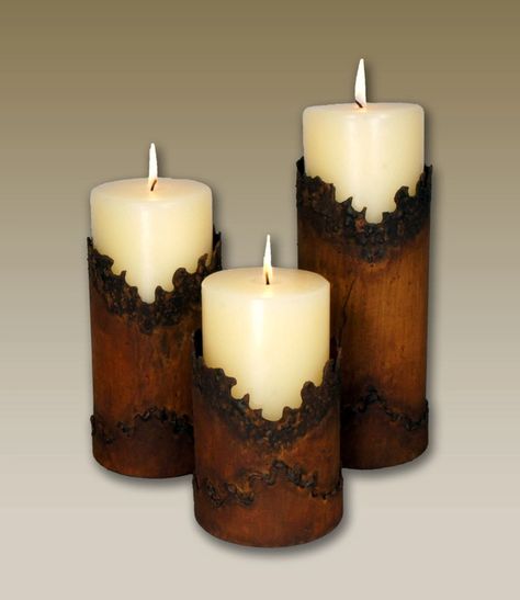 Jagged Edge Southwestern Metal Candle Holders - Set of 3 Southwestern Style Living Room, Burnt Candle, Western Candle, Southwestern Style Decor, Cross Candle Holder, Western Candle Holders, Western Candles, Cross Candles, Clear Glass Candle Holders