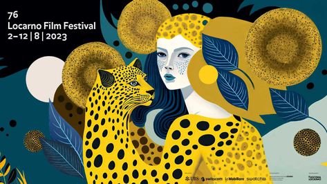 The Locarno76 poster will show a leopard embracing change in the world& hellip; Locarno Film Festival, Poster 2023, Film Festival Poster, Lake Annecy, Countries And Flags, Aubrey Beardsley, Esquire Magazine, Embracing Change, Festival 2023