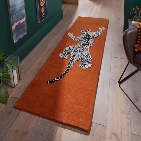 Runner Rug Uk, Leopard Rug, Artisan Rugs, Interior Rugs, Runner Rugs, Wool Runner Rug, Wool Runners, Green Area Rugs, Handmade Wool Rugs