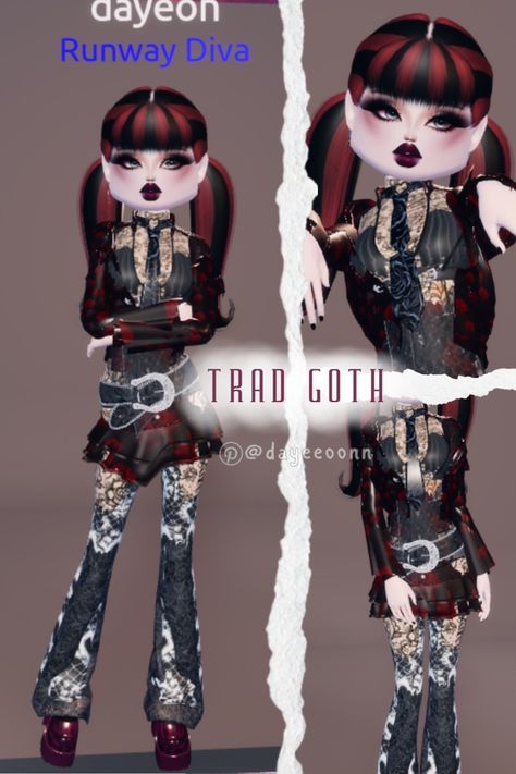 Rock And Roll Dress, Rock And Roll Dresses, Match Art, Roll Dress, Cottagecore Mushroom, Dti Hacks, Aesthetic Goth, Dti Fits, Dti Ideas