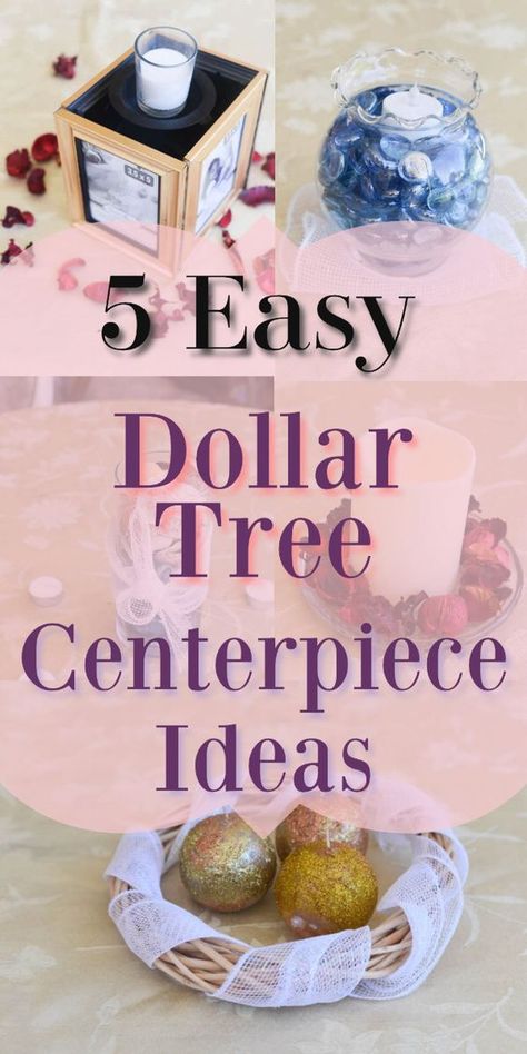 Table Decorations For Birthday Dinner, Family Tree Centerpiece Ideas, Small Table Centerpiece Ideas, Centerpieces Anniversary Party, Diy Centerpieces For Party Dollar Stores, Dollar Store Table Decorations, Simple Banquet Table Decorations, Garden Party Centerpieces Diy, Retirement Party Centerpieces Ideas