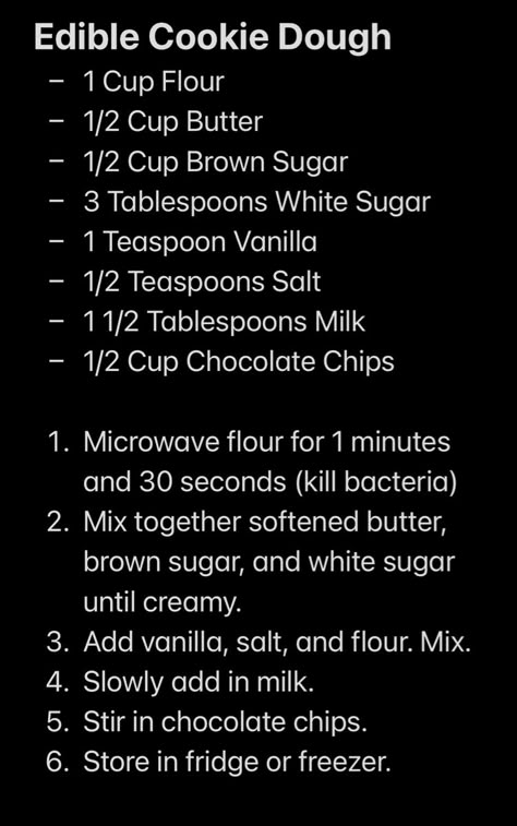 Edible Chocolate Chip Cookie Dough Edible Double Chocolate Cookie Dough, Edible Chocolate Chip Cookie Dough Recipe, Best Edible Cookie Dough Recipe For One, Edible Chocolate Chip Cookie Dough For One, Edible Cookie Dough Easy Recipe, Edible Cookie Dough For 2, Easy Cookie Dough Recipes Baking, Edible Cookie Dough Recipe Without Flour, Edible Cookie Dough Without Choc Chips