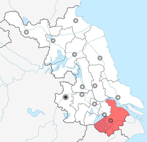 Suzhou - Wikipedia China Map, China Culture, Changzhou, Suzhou, Beijing, Shanghai, World Map, Evolution, Map