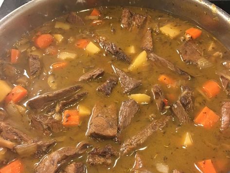 Leftover Pot Roast Beef Stew | Allrecipes Roast Beef Stew Recipe, Pot Roast Beef Stew, Pot Roast Stew, Leftover Beef Stew, Leftover Roast Beef Recipes, Sweet Potato Ground Beef, Potato Ground Beef, Leftover Pot Roast, Crockpot Recipes Ground Beef