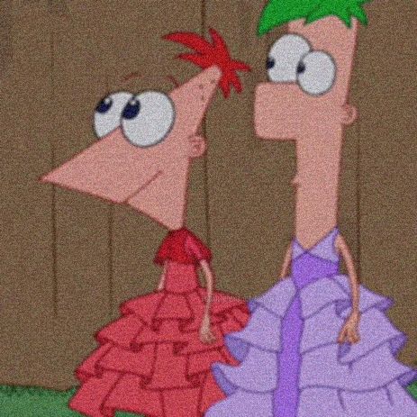 Phineas And Ferb Profile Pic, Black And White Duo Cartoon, Iconic Duos Tv Shows, Cartoons Asthetic, Two Best Friends Cartoon, Phineas And Ferb Pfp, Iconic Cartoon Couples, Best Friend Pictures Cartoon, Best Friend Cartoon Characters