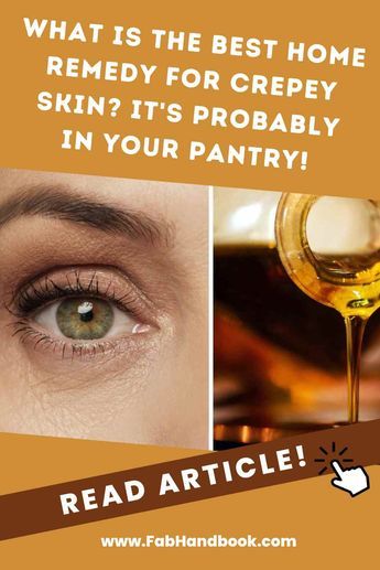 From DIY face masks to pantry staples, here are the best homemade concoctions for trading in your crepey skin for firmer, more youthful skin. Creepy Skin Remedies, Crepey Neck Skin Remedies Diy, How To Fix Crepey Skin, Diy Lotion For Crepey Skin, Essential Oils For Crepey Skin, How To Get Rid Of Crepey Skin Naturally, Crepe Skin Remedy How To Get Rid, Best Lotion For Crepey Skin, Creepy Skin How To Get Rid Of