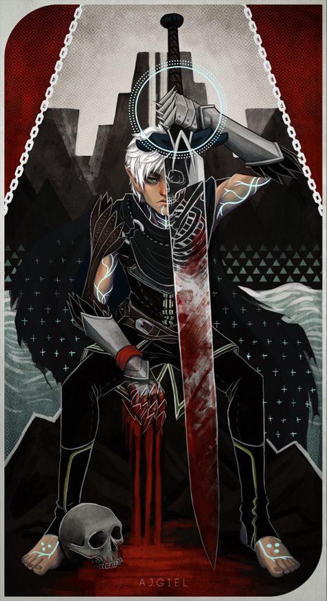 Mousepad Personalizado, Dragon Age Tarot Cards, Dragon Age Tarot, Dragon Age Art, Dragon Age Characters, Dragon Age Games, Dragon Age Series, Dragon Age 2, Dragon Age Origins