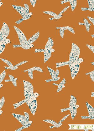 Bird Illustrations, Arte Alien, Art Origami, Flock Of Birds, Collaborative Art, Pattern Collection, Viscose Rayon, Pattern Inspiration, Bird Patterns