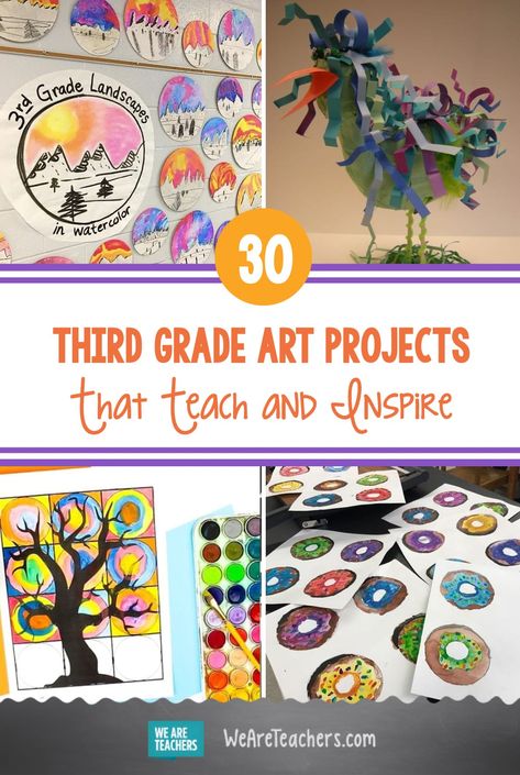 30 Best Third Grade Art Projects To Tap Into Kids' Creativity Year 3 Art Lessons, Art Projects 3rd Grade Classroom, Art Lesson For 3rd Grade, Third Grade Art Ideas, 3rd Grade Texture Art Projects, Art For Grade 3 Activities, Project Based Learning Art Projects, Art Activities For Third Grade, Art Project For 3rd Grade