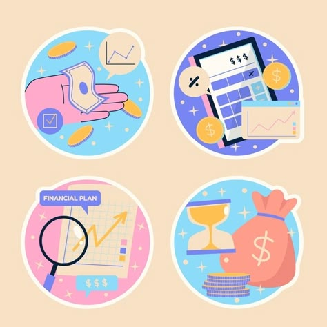 Crypto Wallet, Finance Icons, Social Media Art, Baby Pink Aesthetic, Online Logo Design, Collage Board, Finance Investing, Online Logo, Graphic Design Resources