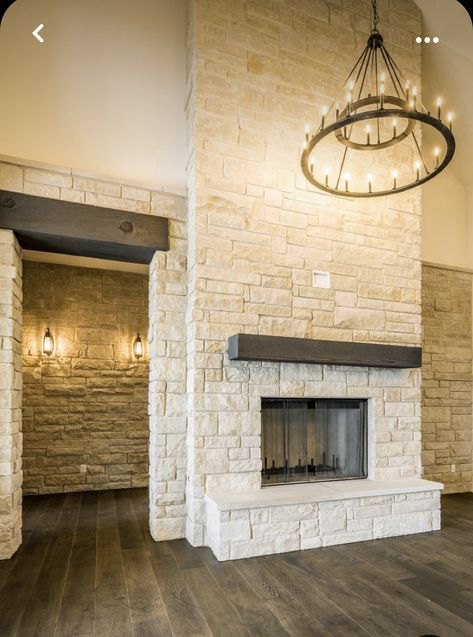 Wall Living Room Decor, Feature Wall Living Room, Hill Country Homes, Brick Fireplace Makeover, Stone Ideas, Ideas For Bathroom, Wall Living Room, Fireplace Remodel, Home Fireplace