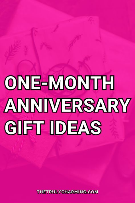 Looking for some ideas for a one-month anniversary gift? Don't panic, here are some of the best ideas to surpirse your partner on your first month anniversary. Gift Ideas For 1 Month Anniversary, One Month Anniversary Date Ideas, Gifts For 1 Month Anniversary, 1 Month Dating Gifts, One Month Anniversary Gift Ideas For Him, First Month Anniversary Gift For Him, 1 Month Anniversary Girlfriend, 1 Month Relationship, One Month Anniversary Boyfriend Gift Ideas