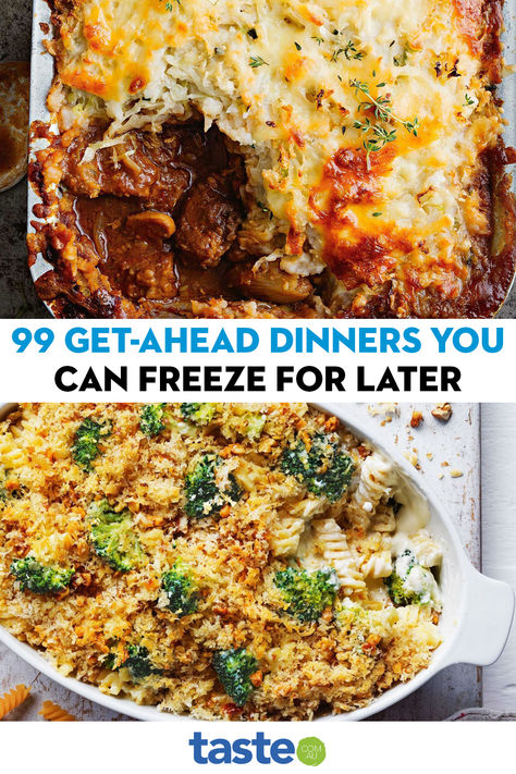 Your best meal prep asset? The freezer! These make-ahead meals are not only easy to prepare but they can all be stashed in the freezer and pulled out on those busy nights when there’s no time to cook. Meal Prep Freezer Casseroles, Gourmet Freezer Meals, Make Ahead Dinners For Two, Best Make Ahead Freezer Meals, Casseroles To Freeze Make Ahead, Prepare Ahead Meals Dinner, Meals To Freeze Make Ahead, Frozen Dinners Make Ahead, Prep Ahead Dinners