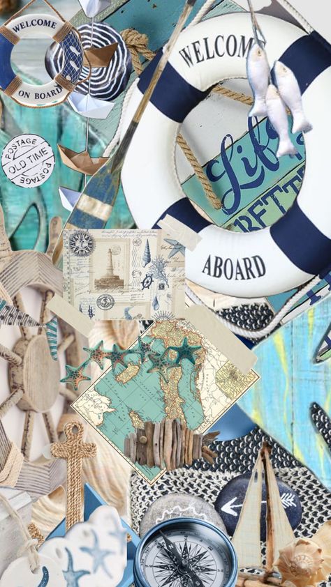 Sailor Wallpaper Sea, Sea Adventure Aesthetic, Sailor Astethic, Marine Moodboard, Nautical Mood Board, Sailor Aesthetic Sea, Seaman Aesthetic, Seaside Moodboard, Maritime Aesthetic