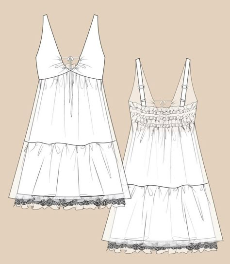 Babydoll Dress Sewing Pattern PDF XS-XL - Etsy Babydoll Pattern Sewing, Babydoll Tank Top Sewing Pattern, Babydoll Top Sewing Pattern, Diy Babydoll Top, Diy Top Pattern Sewing, Babydoll Dress Sewing Pattern, Babydoll Top Pattern, Babydoll Pattern, Free Sewing Patterns Dress