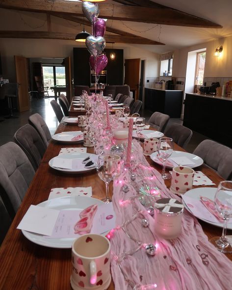 Pink hen party table decorations inspiration Hen Party Table Decorations, Hen Party Table, Hen Party Decorations, White Runners, Girls Aloud, Hen Night, Hens Night, Party Table Decorations, Party Inspo