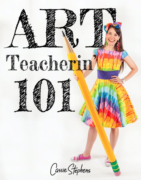 Cassie Stephens: Preorder My Book: Art Teacherin' 101! Third Grade Art Projects, Glow In The Dark Art, Cassie Stephens, Elementary Art Teacher, Teacher Wear, Outfit Photos, Teacher Books, Art Teaching, Art Lesson Ideas