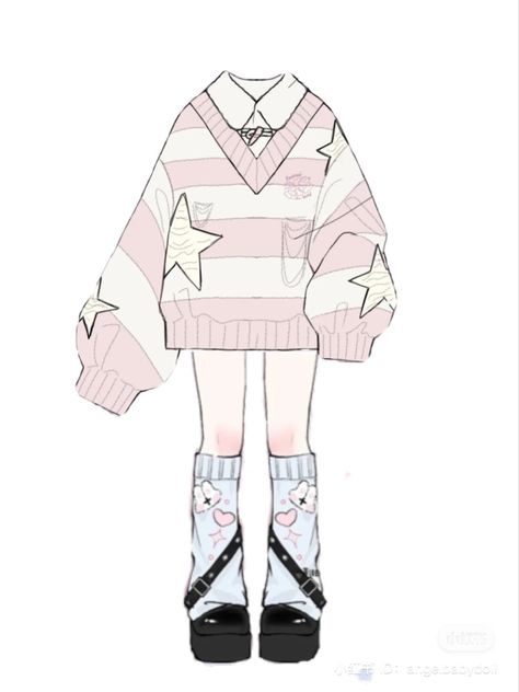 id: angelbabydoll Fashion Drawing Sketches, Creative Drawing Prompts, Clothing Design Sketches, Drawing Anime Clothes, Cute Doodles Drawings, Easy Drawings Sketches, Dessin Adorable, Cute Easy Drawings, 영감을 주는 캐릭터