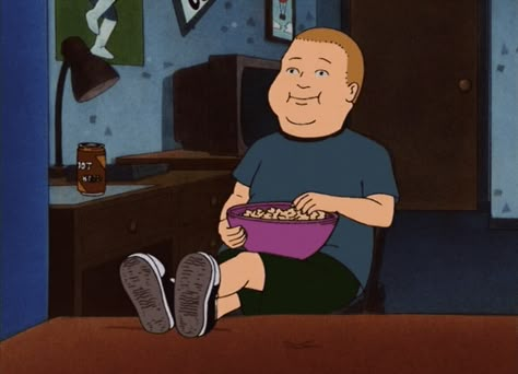 New party member! Tags: watching king of the hill popcorn snacks eating popcorn snacking bobby hill riveted Bobby Hill, Just Vibe, Not Musik, King Of The Hill, Good Gif, Funny Reaction, 웃긴 사진, Cartoon Memes, Cartoon Jokes