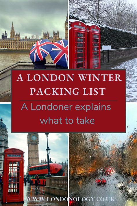 This is London Winter Packing List For most activities and venues We also advise on where to shop for the things you forgot. Do you spend your journey to the airport remembering all the things that you forgot to pack? Well you aren't alone. To see the full list check out our blog post. London Winter Packing List, London Packing List Winter, Winter In London Outfits, London Packing List, London In Winter, London In February, London Ideas, Winter London, European Christmas Markets