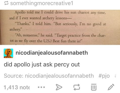 BI APOLLO IS REAL, GUYS. | Trials of Apollo excerpt Solangelo Dirty, Zio Rick, Rick Riordan Series, Myths And Facts, Percy Jackson Head Canon, In Relationship, Trials Of Apollo, Percy Jackson Memes, Percy Jackson Heroes Of Olympus