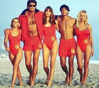 Classic Baywatch costume inspiration :) Baywatch Costume, Baywatch Movie, Nicole Eggert, Funny Art History, Johannes Vermeer, Art Parody, Pop Culture Art, Baywatch, Dwayne Johnson