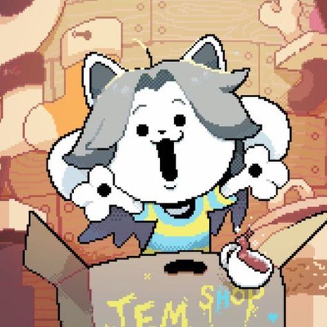 I love tem so much. Precious lil goblin <3 Deltarune And Undertale, Toby Fox, Undertale And Deltarune, Undertale Art, Undertale Fanart, Undertale Aus, Undertale Deltarune, Undertale Au, Pixel Art