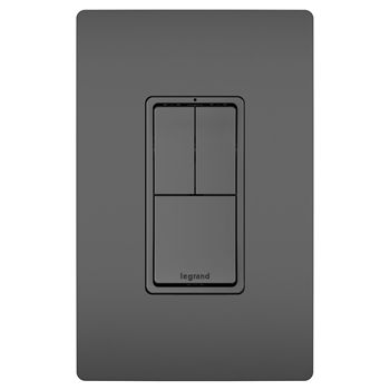 RCD113BK-P Modern Light Switches, Designer Light Switches, Light Switches And Sockets, Switches And Sockets, Casa Exterior, Light Switches, Metal Straps, Modern Light, Switch Plates