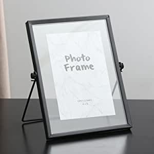 Glass Table Frame, Photo Frame On Table, Picture Frame On Table, Floating Pictures, Standing Picture Frames, Table Picture Frame, Table Photo Frame, Photo Frame Table, Black Photo Frame