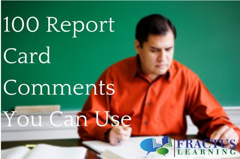 Teacher Comments For Report Cards, Comments For Report Cards, Teacher Comments, Report Card Comments, Report Cards, Ideas For Kindergarten, Work Habits, Negative Traits, 5th Grade Classroom