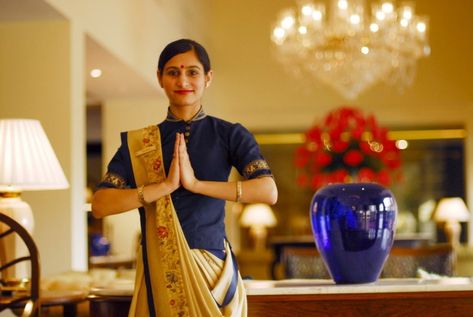 Namaste is the age-old tradition of greeting in India. Read our interesting guide to know all about this greeting style and how you can practice it. Oberoi Hotels, Fish Pose, Pigeon Pose, India Culture, Tree Pose, Western Culture, Front Office, Yoga Journal, Archangel Michael