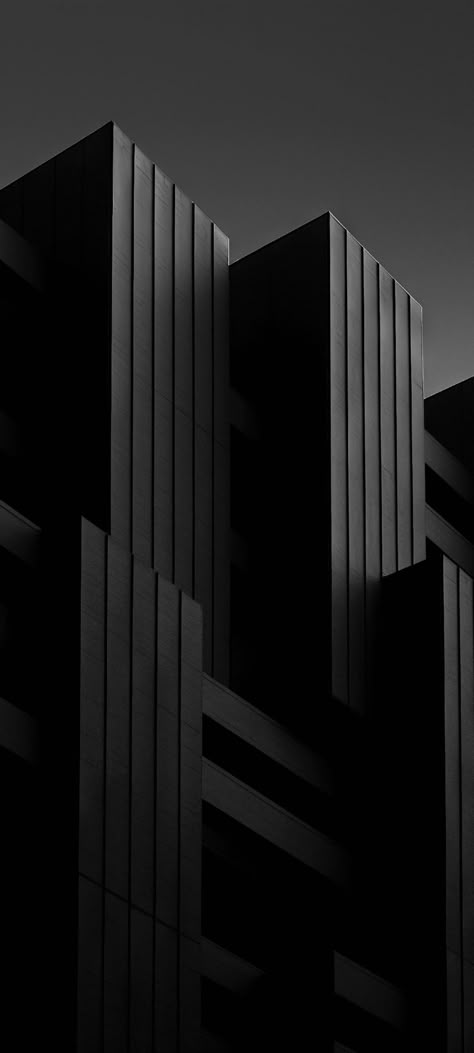 Dark Minimalist Background, Minimalistic Wallpaper Dark, Brutalist App Design, Clean Minimalist Wallpaper, Black Building Wallpaper, Minimalist Home Screen Wallpaper, Black Minimalist Wallpaper Aesthetic, Cool Minimalist Wallpaper, Minimalist Lockscreen Aesthetic