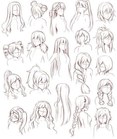 Hair Sketches, Long Hair Drawing, Pelo Anime, Drawing Hair Tutorial, Mens Hairstyle, Hair Sketch, Drawing Faces, Men's Hairstyles, Art Tools Drawing