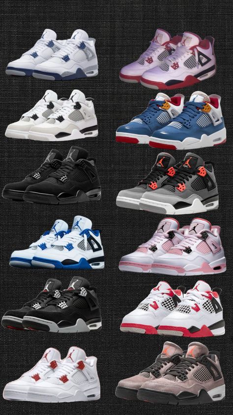 Jordan Retro 4, Retro 4, Cute Outfits For School, Warm Coat, Autumn And Winter, Appliques, Air Jordans, Jordan, Cuff