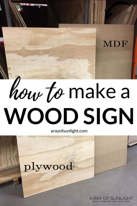 Diy Large Wood Sign, Make A Sign On Wood, How To Make A Sign On Wood, Diy Wood Signs Cricut, Make Your Own Signs Wood Diy, Make Wood Signs, Wood Wall Signs Diy, How To Paint Signs On Wood, Diy 3d Wood Signs