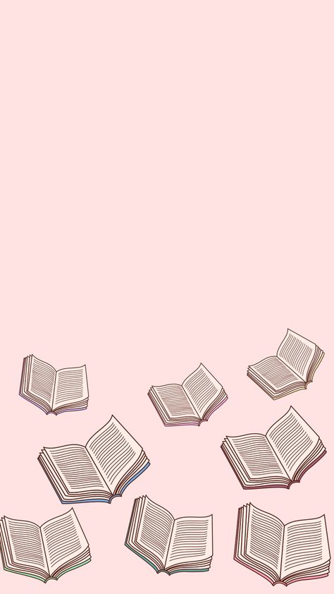 #bookwallpaper #pastelpinkaesthetic #simpleaestheticwallpaper #iphonewallpapers #pastelcolor Ipad Wallpaper Aesthetic Books, Book Wallpaper For Laptop, Just One More Chapter Wallpaper, Book Club Aesthetic Wallpaper, Bookish Screensavers, Book Club Wallpaper, Pink Books Wallpaper, Cute Book Wallpapers Aesthetic, Pink Book Aesthetic Wallpaper