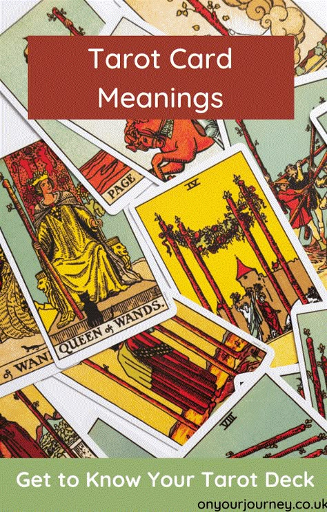 Your Guide to Tarot Card Meanings All 78 Cards of the Deck - On Your Journey Meaning Of Tarot Cards, Witch Notes, Academic Portfolio, Reading Mastery, Tarot Cards Meaning, Astrology Calendar, Unique Tarot Decks, All Tarot Cards, Cards Meaning