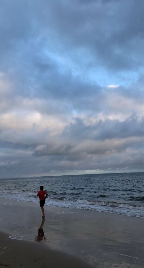 Boy Running Aesthetic, Julian Aesthetic, Sea Aesthetic Wallpaper, Sea Aesthetic, Run Club, Running On The Beach, Waves Ocean, Wellness Retreat, Power System