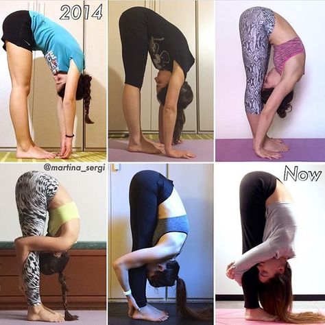 - YOGA DIGEST™ (@yoga_digest) en Instagram: "Very inspiring progress photos showing Uttanasana. (Forward Bending Pose) Photo: @martina_sergi" Bending Pose, Vinyasa Yoga Sequence, Yoga Progress, Cardio Yoga, Yoga Goals, Asana Yoga, Relieve Gas, Progress Photos, Yoga Inspo