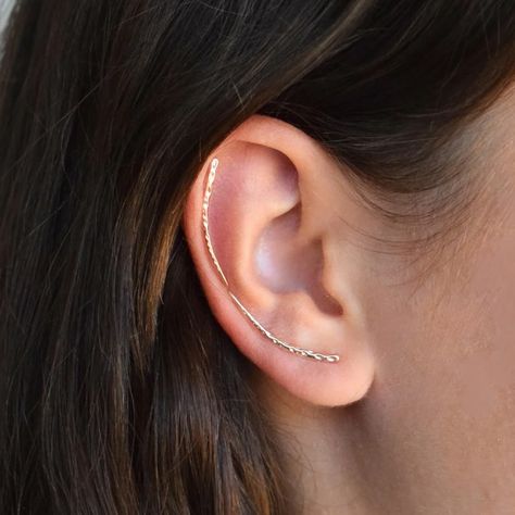 ✨Simple, stunning, and oh-so-chic! Our Ear Climbers bring a subtle twist of elegance to your everyday style. Wear it solo or stack it up – your ear, your vibe! 💫 #moonlidesigns #minimalistjewelry #earclimbers #everydayelegance #simplestyle #jewelryaddict #jewelrygoals #delicatedesign #jewelryinspo Ear Climbers, Jewelry Inspo, Minimalist Jewelry, Everyday Style, Simple Style, Everyday Fashion, Wear It, Twist, How To Wear